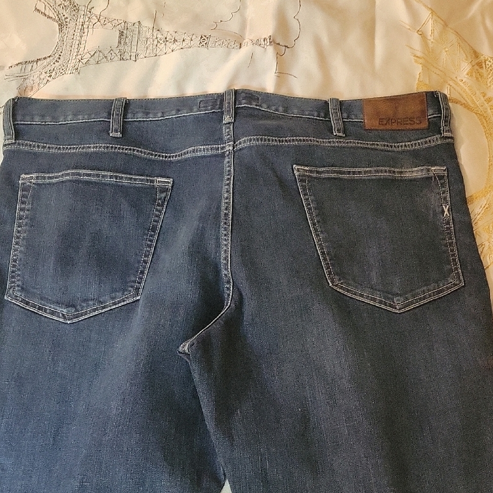 Express Blue Straight Jeans Classic Style